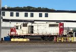 Soo Line GP40-2 still running on CP Rail St Paul MN roundhouse Oct 2024